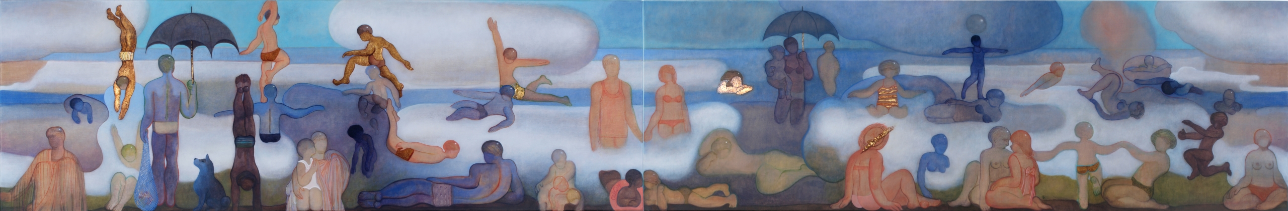 VAGUE D'AUTOMNE  2 ET 1 - DIPTYQUE - Linette Cajou